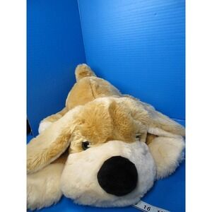 FAO Schwarz Patrick the Pup Plush Dog 21" Tan Stuffed Animal